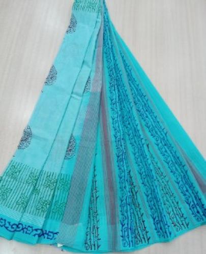 SALEM BLOCK PRINT COTTON SAREES